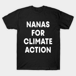 Nanas for Climate Action (Black) T-Shirt